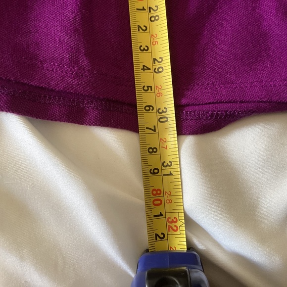 Ladies Lane Bryant Purple Blouse Short Sleeve Size 22/24 - Picture 5 of 6